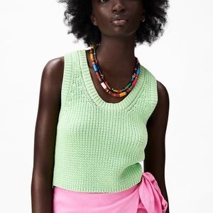 Zara green knit top